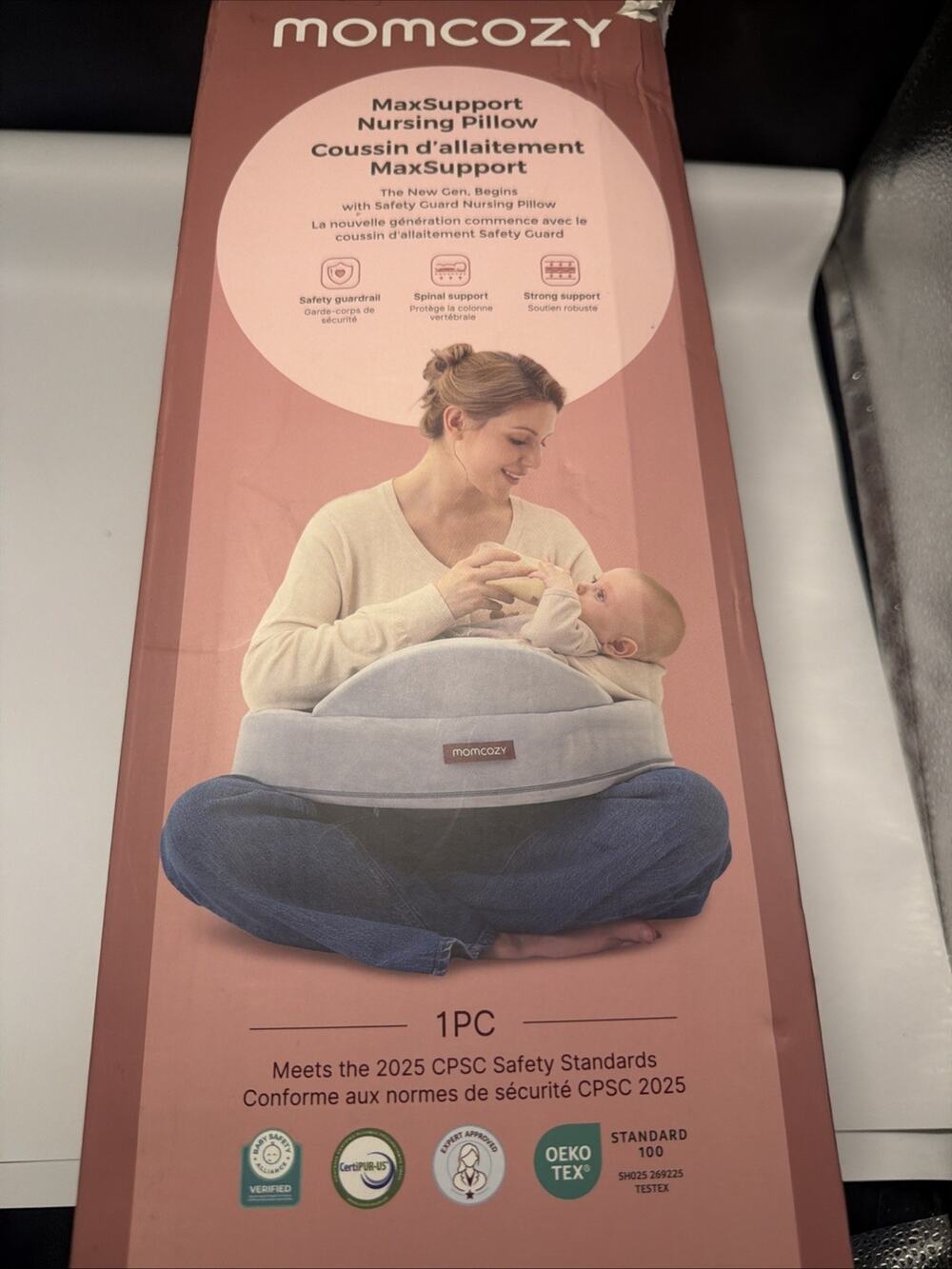 Momcozy Cozylite Nursing Pillow for Breastfeeding Supportive Memory Foam Openbo